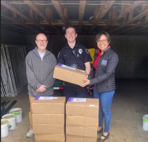 Bridgeport Police Food Donation